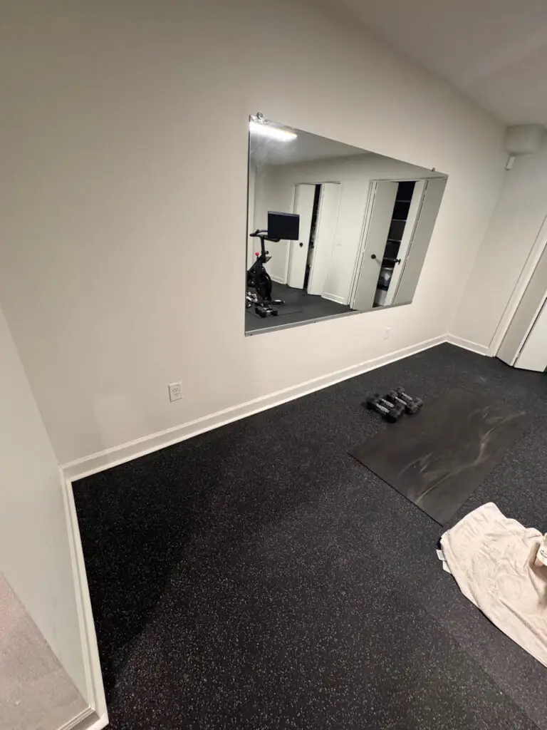 Basement Gym Flooring Installation in Grand Rapids